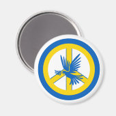 Frieden Magnet (Vorderseite/Rückseite)