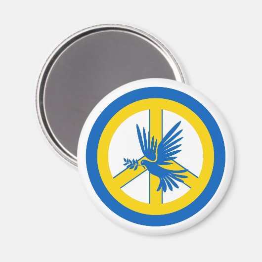 Frieden Magnet (Vorderseite/Rückseite)