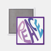FRIEDEN MAGNET (Vorderseite/Rückseite)