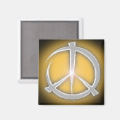 Frieden Magnet (Vorderseite/Rückseite)