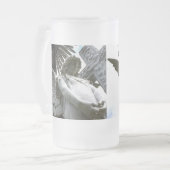 Frieden Mattglas Bierglas (Vorderseite Links)