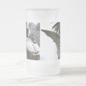 Frieden Mattglas Bierglas (Mittel)