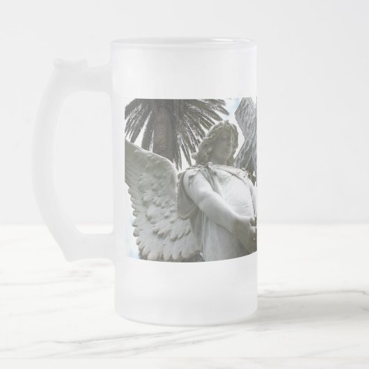 Frieden Mattglas Bierglas (Links)