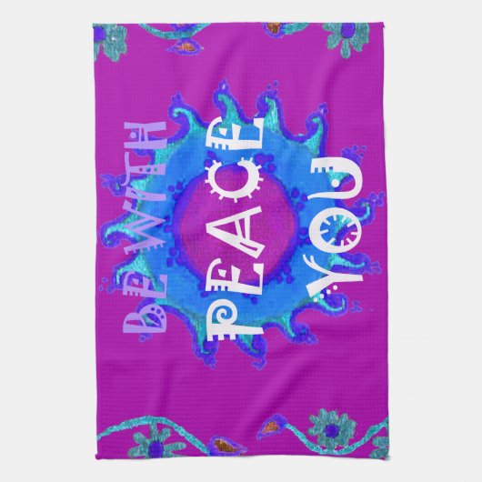 Frieden mit dir geschirrtuch (Vertikal)