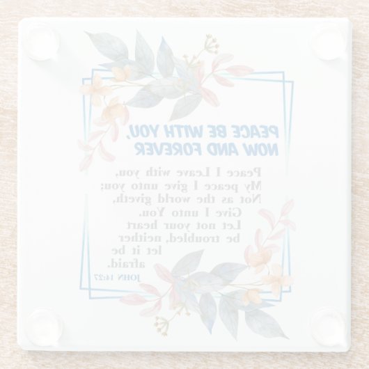 Frieden mit dir glasuntersetzer (Rückseite)