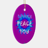 Frieden mit dir keramik ornament (Rechts)