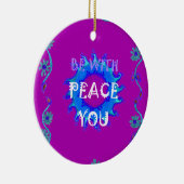 Frieden mit dir keramik ornament (Rechts)