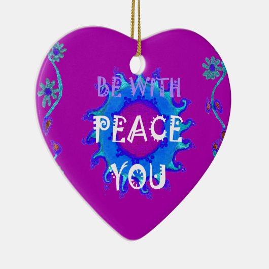 Frieden mit dir keramikornament (Rechts)