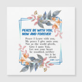 Frieden mit dir magnetkarte (Vorderseite)