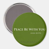 Frieden mit dir - Osterangebot Magnet (Vorderseite/Rückseite)