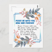 Frieden mit dir postkarte (Vorne/Hinten)