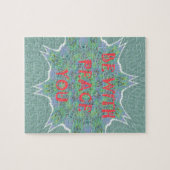 Frieden mit Ihnen inspirierender Grafik-Text Puzzle (Horizontal)