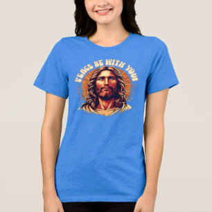 Frieden mit Ihnen T - Shirt Tri-Blend-Shirt