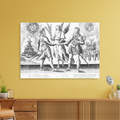 Frieden mit Spanien Leinwanddruck (Insitu (Wohnzimmer))