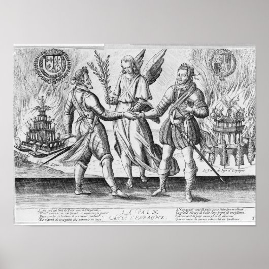 Frieden mit Spanien Poster (Vorne)