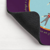 Frieden Monkeys Mausunterlage Mousepad (Ecke)