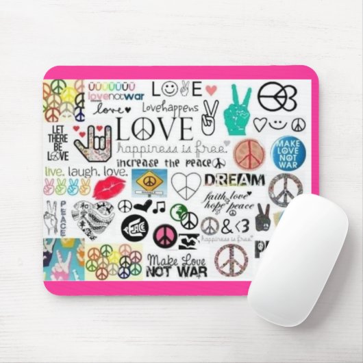 Frieden Mousepad (Mit Mouse)