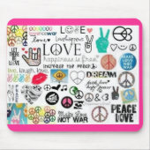 Frieden Mousepad (Vorne)