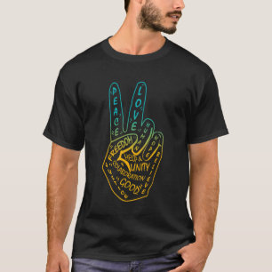 Frieden nicht Krieg Frieden Symbol 5 T-Shirt