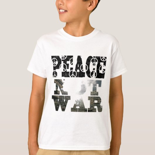 Frieden-nichtkrieg T-Shirt (Vorderseite)