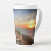 Frieden noch Text inspirierend Jahreszeitenunterga Milchtasse (Rechte Ecke)