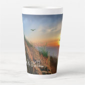 Frieden noch Text inspirierend Jahreszeitenunterga Milchtasse (Vorderseite)