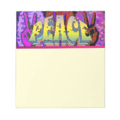 Frieden Notizblock (Vorderseite)