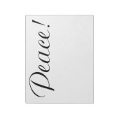 FRIEDEN NOTIZBLOCK (Rotiert)