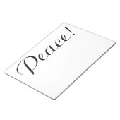 FRIEDEN NOTIZBLOCK (angewinkelt)