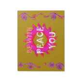 Frieden Notizblock (Rotiert)