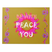 Frieden Notizblock (Vorderseite)