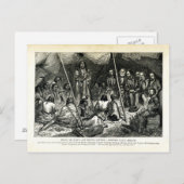 Frieden oder Krieg - Indischer Rat auf der Nord Pl Postkarte (Vorne/Hinten)