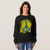 Frieden ohne Krieg Paint B Sweatshirt (Vorne ganz)