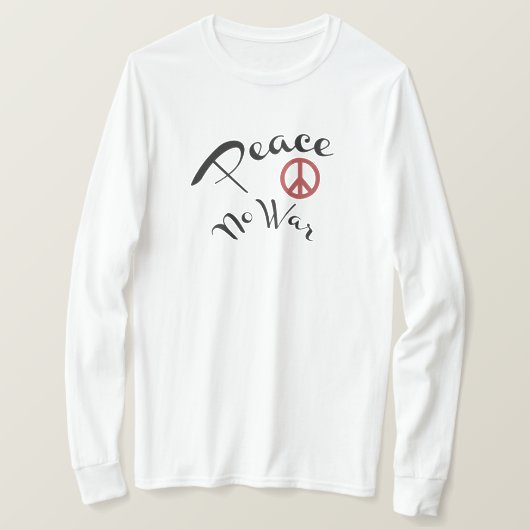 Frieden ohne Krieg T-Shirt (Design vorne)