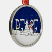 Frieden Ornament Aus Metall (Rechts)