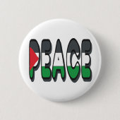 Frieden Palästina Button (Vorderseite)