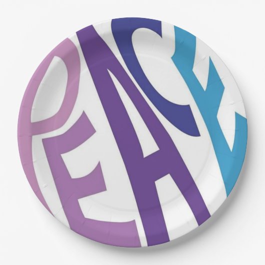 FRIEDEN PAPPTELLER (Vorderseite)