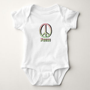 Frieden (Pastell) Baby Strampler