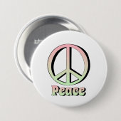 Frieden (Pastell) Button (Vorne & Hinten)
