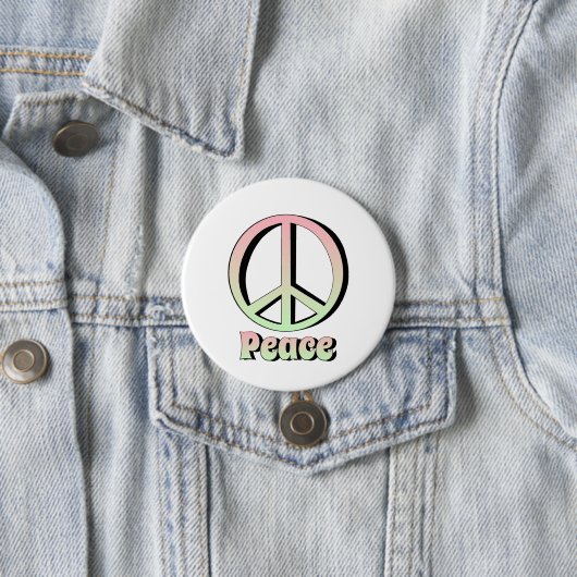 Frieden (Pastell) Button (Beispiel)