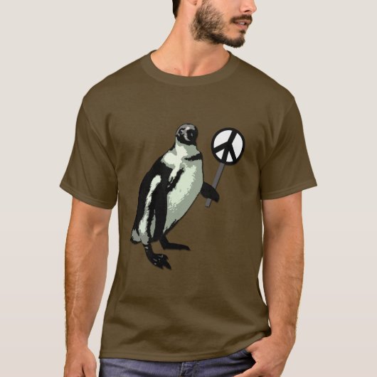 Frieden Penquin T-Shirt (Vorderseite)