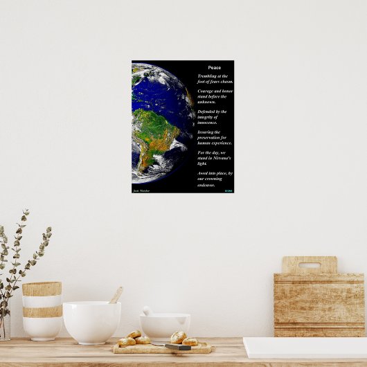 Frieden Poster (Küche)