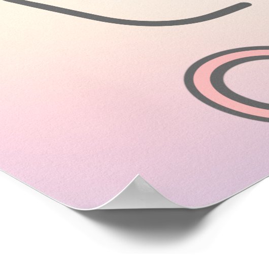 Frieden Poster (Ecke)