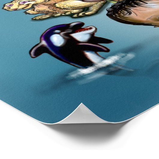 Frieden Poster (Ecke)