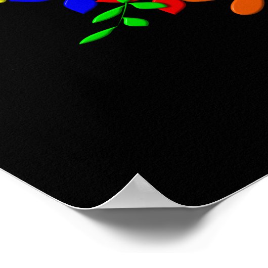 Frieden Poster (Ecke)