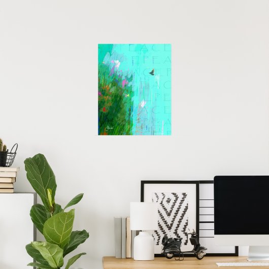 Frieden Poster (Heimbüro)