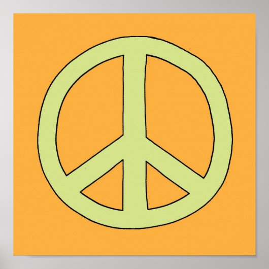 Frieden Poster (Vorne)