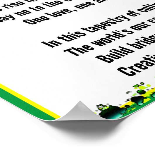 Frieden Poster (Ecke)