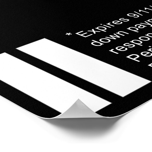 Frieden Poster (Ecke)