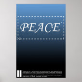 Frieden Poster (Vorne)